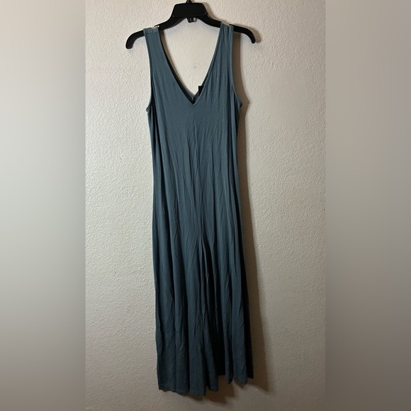 🆕Final Touch Stone Blue Jumpsuit with Wide-Leg Design M🆕 - Picture 3 of 9